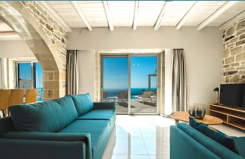 Zerviana Villa | Vlla Nafsika | Luxury villa *amazing sea view * near Falassarna Beach
