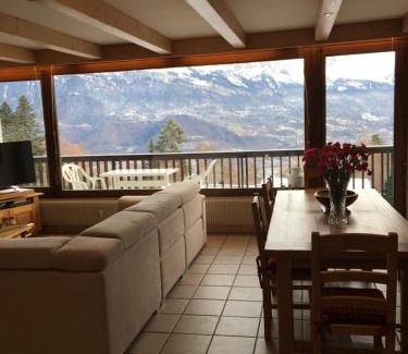 Combloux Apartment | Vue Mont Blanc et toute la chaîne