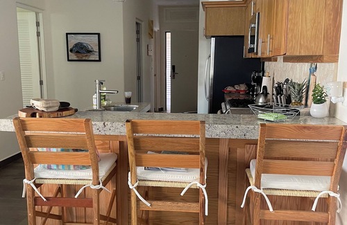 Bajos de Chila Condo | Walk out to pool and ocean steps away.