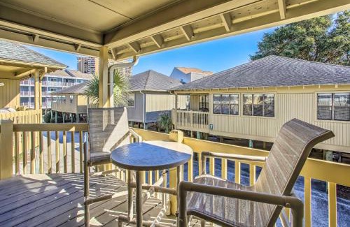 Myrtle Beach House | Walk to Apache Pier Coastal Condo with Pool Access