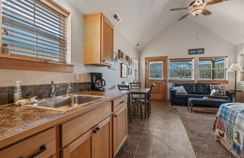 Dover Bay House | Watch golden sunsets and unwind in style at this romantic lakefront bungalow on Lake Pend Oreille