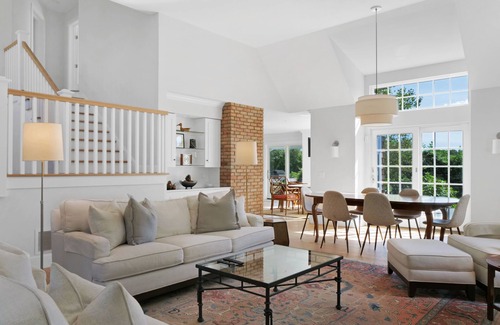 Water Mill House | Water Mill Splendor on Open Farmfield, Minutes to Flying Pt