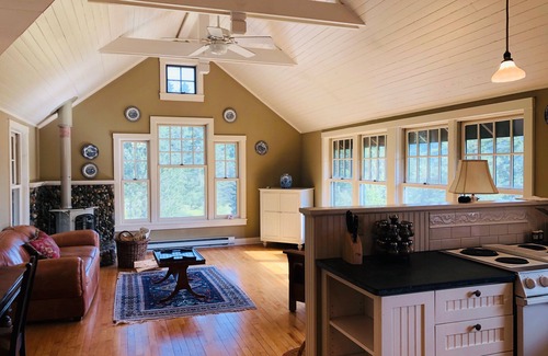 Deer Harbor House | Water view 2 bedroom cottage with beach access, garden and tennis court.