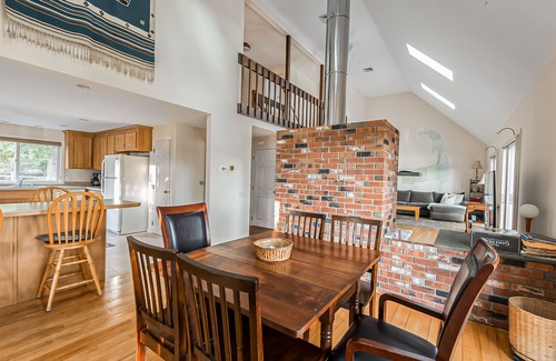 South Chatham House | Waterfront home with lovely lake views, great deck, sun porch & fireplace