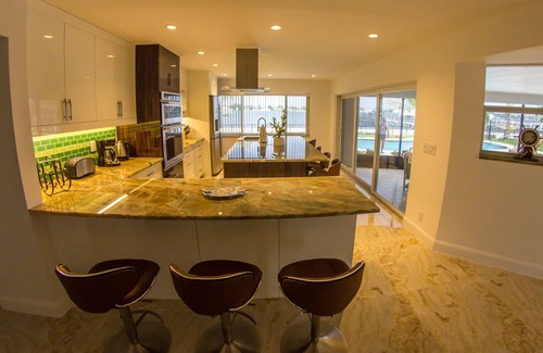 East Central Boulevard House | Waterfront , Paradise Luxury Intracoastal Home with Private Pool, East Lantana.