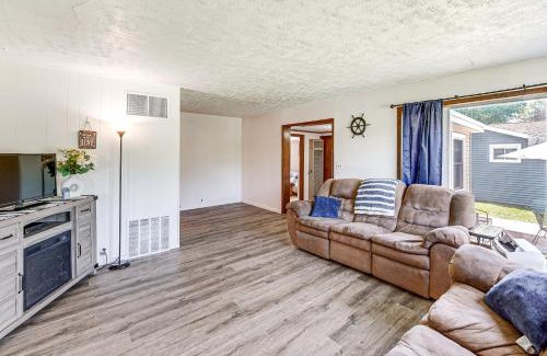 Reed City House | Waterfront Retreat with Dock and Yard in Reed City!