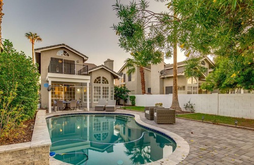 Lake Mirage House | Waterfront w/ Heated Pool & Paddle Boat in Gilbert