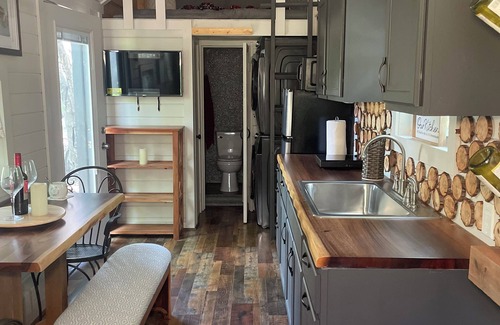 Azle House | Weatherford Tiny Home with AC and WiFi near Winery, Lake and antique shops!