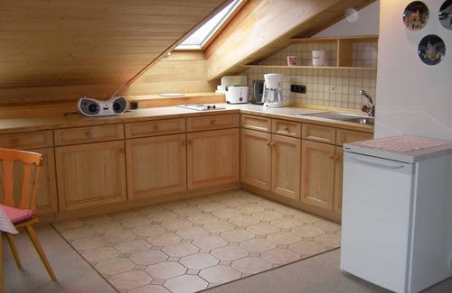 Inzell Apartment | Well-kept attic apartment with mountain views, free WiFi, TV, Chiemgau map, .