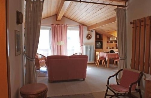 Inzell Apartment | Well-kept attic apartment with mountain views, free WiFi, TV, Chiemgau map, .