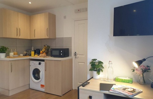 Putney Condo | Well located king bed studio 35 minutes from the heart of London. 1071 gr fl