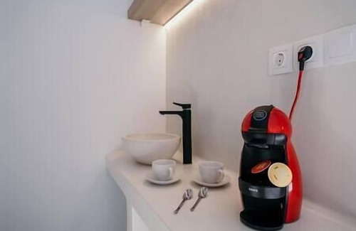 Pyrgos Apartment | White Orchid Studio with Sea and Mountain View