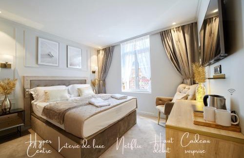 Centre Ville Apartment | WHITE PEARL Amiens Suite Luxe en Hyper Centre