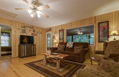Cleveland House | Wine Down the River - Secluded waterfront cabin with multiple decks overlooking