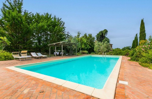 Guardistallo House | Wonderful private villa with private pool, A/C, WIFI, TV, patio, panoramic view and parking
