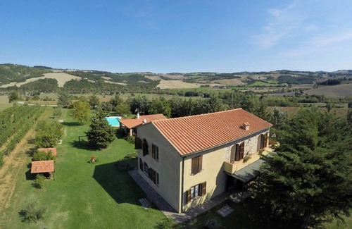 Pomarance Villa | Wonderful private villa with private pool, WIFI, TV, terrace, panoramic view and parking