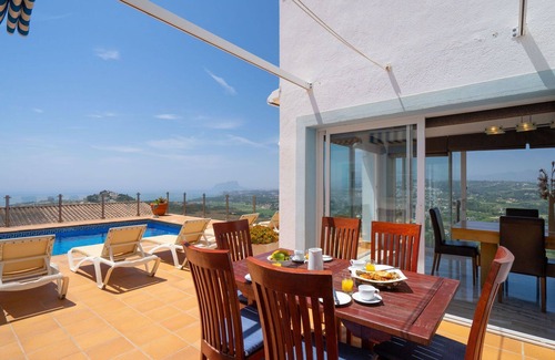 Teulada Villa | Wonderful private villa with private pool, WIFI, A/C, hot tub, TV, terrace and panoramic view