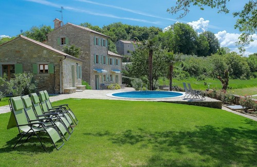 Krasica Villa | Wonderful private villa with private pool, WIFI, A/C, TV, patio, pets allowed and panoramic view