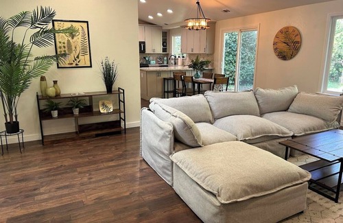 McKinleyville House | Work at home in this remodeled/newly furnished house; fully fenced/private yard