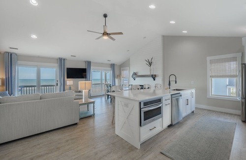 Village of Stump Sound House | Wynd Swept # 111 Oceanfront House, Pool, Tennis courts, kayak launch!