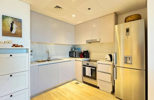 Al Raha Beach Apartment | Yas Island Bliss: 1BR with Private Balcony and View