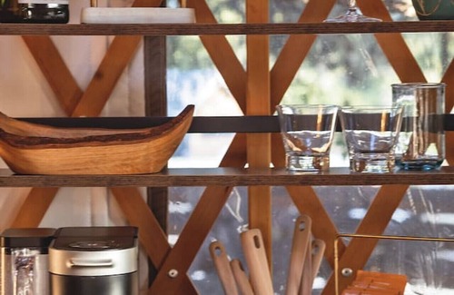 Dripping Springs RV Rental | Yurt 2 · Yurt In The Trees #2, Elevated Yurt w/Lux Bathroom