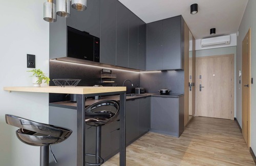 Katowice Apartment | Zabrska 15 Katowice | Stylish Studio | Air Conditioning | 25th Floor