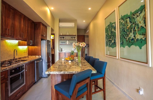Emiliano Zapata Condo | Zona Romantica- Luxury condo with incredible view, heated rooftop pool & gym!