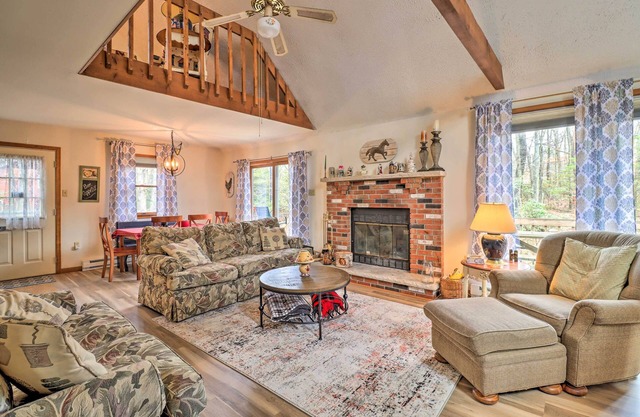 ~ 1 Mi to Lake: Secluded Poconos Home w/Decks