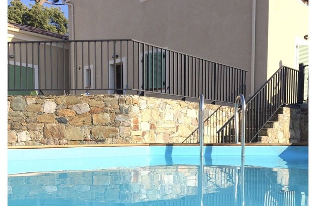 10 min from the beaches of saint florent: house with private pool and garden