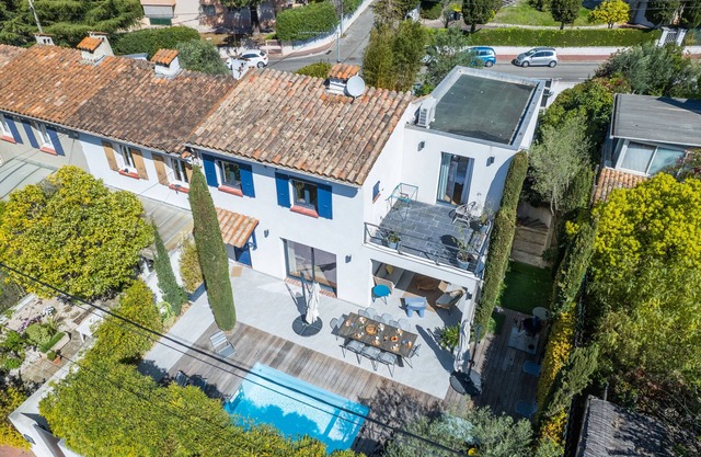10-Person House with Pool, Close to Cannes Center