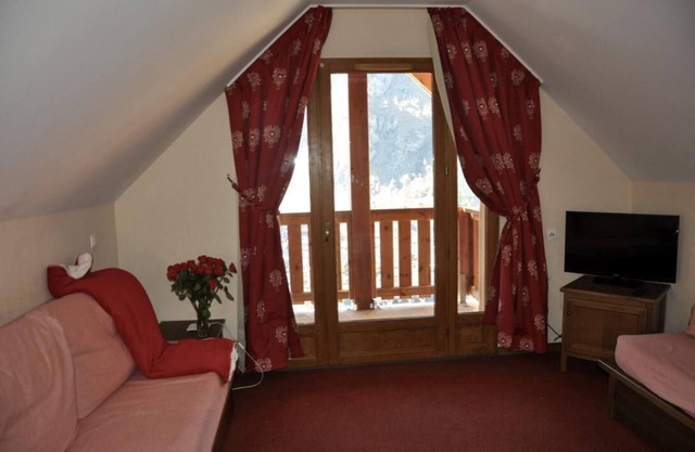 100m from ski slopes, 4th floor, balcony, parking, ski locker, 55m², Valloire