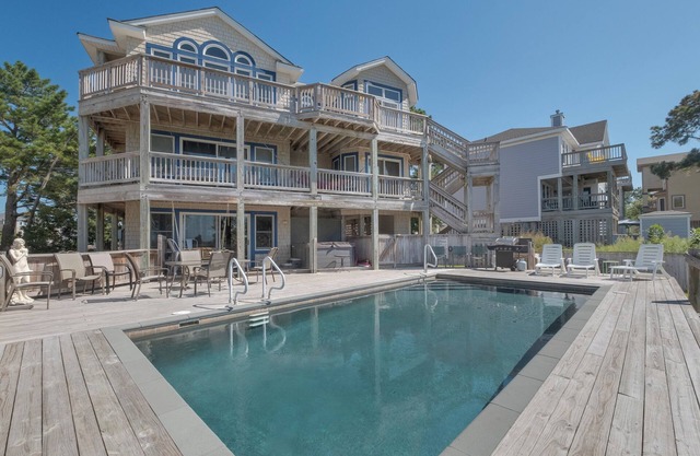 1559 - Sound Retreat 6-bed 4.5-bath soundfront home in Corolla NC, pet friendly, private pool