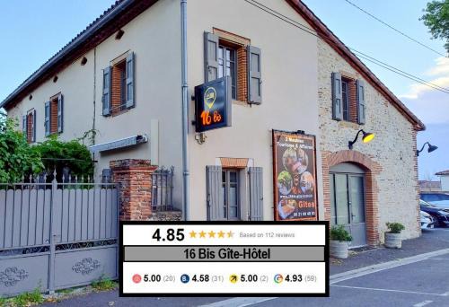 16 Bis-Gîte-Hôtel-Appartement
