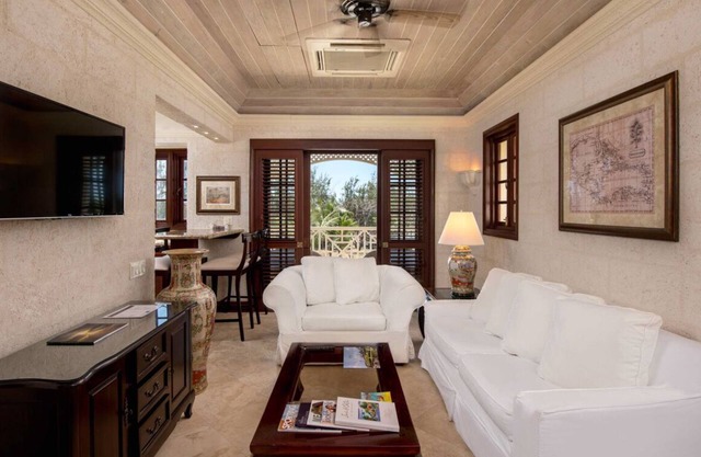 1BR/2BA Suite - Kitchen, Living Room & Balcony - Private Resort on Crane Beach!n