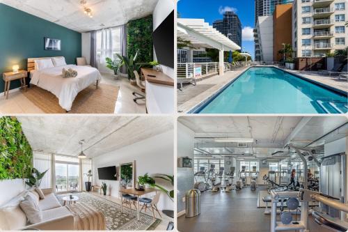 1BR Miami Retreat with BBQ, Pool, & Skyline Views