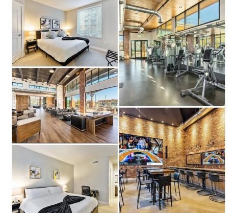 2 Bed 2 Bath Delta Salt Palace Gym King Bed