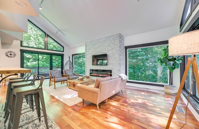 2 Mi to Lake: Modern Harbor Springs Home w/Grill!