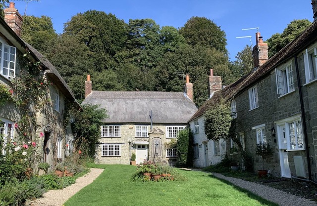 2 minutes to the park & High Street! Family-sized thatched country cottage