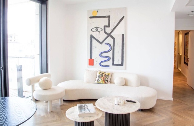 2BR Luxury Apartment with Pool, Gym, and Prime Neve Tzedek Location
