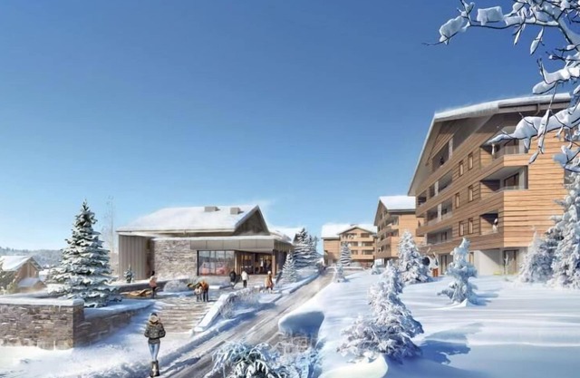 2nd floor, view panoramic, balcony, parking, tv, 52m², Les Saisies