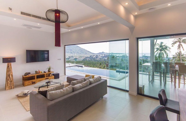 3 bedrooms seaview villa Koh Samui-Lamai