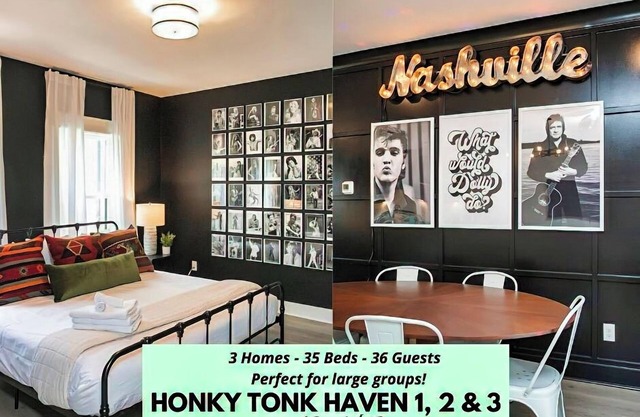 36 🛌 BEDS | 🏡 🏡 🏡 3 SIDE BY SIDE | LARGE 🎉 CELEBRATIONS