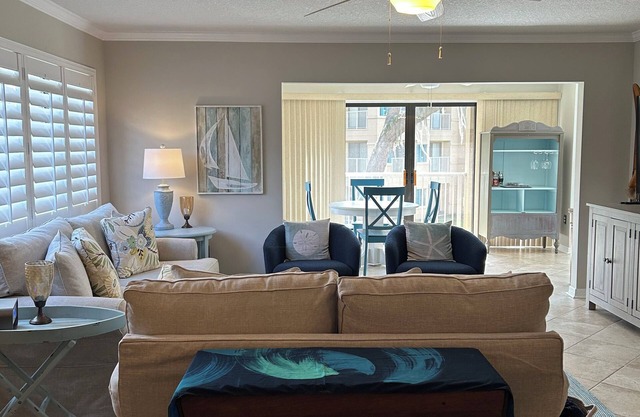 3BR 2BA riverfront condo with a boat slip