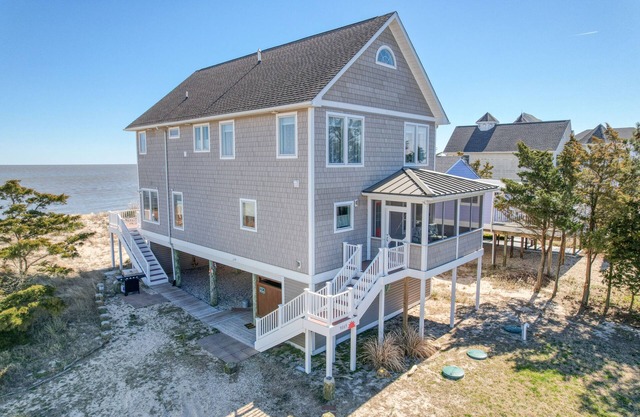 3BR/4BA Beach Front Property with Spectacular Water Views from Every Room!