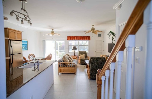 5 minutes walk to famous Grace Bay beach! 2 bedroom town home.