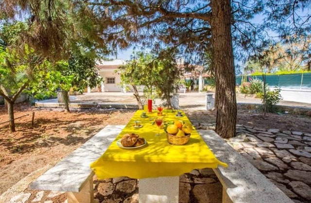 6km from the beaches - near Torre Guaceto Nature reserve. Fenced. Castle at 900m