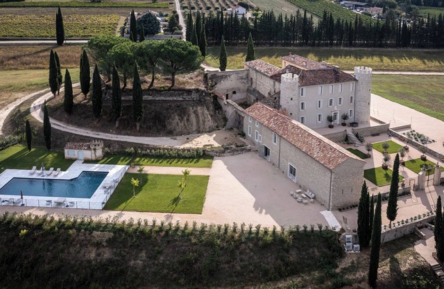 A chateau in Provence at the foot of Mont Ventoux
