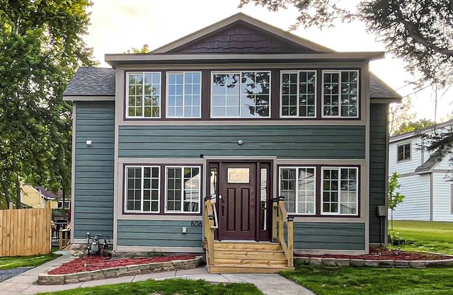 A cozy home nestled in the heart of the river bluffs.
