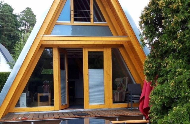 A-frame holiday house for four people